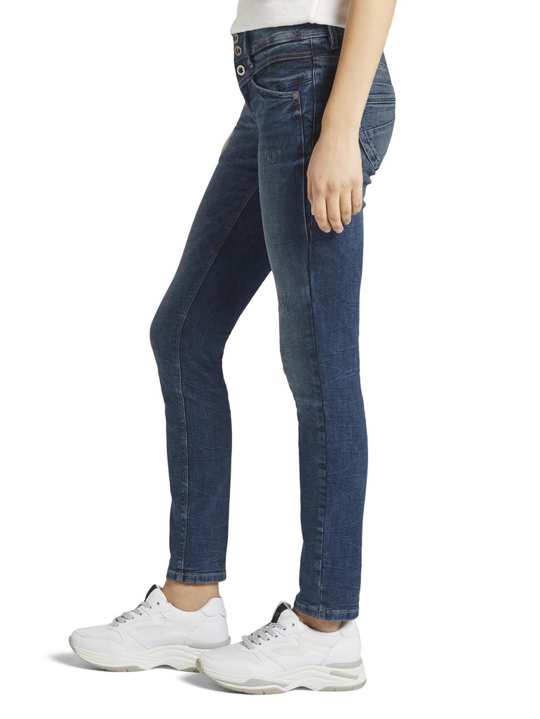 Tom Tailor Alexa slim, random bleached  blue denim