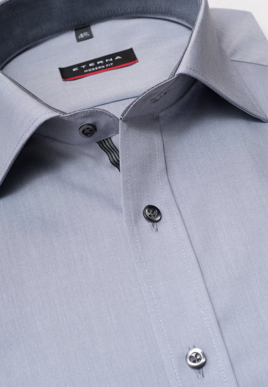 ETERNA LANGARM HEMD MODERN FIT CHAMBRAY