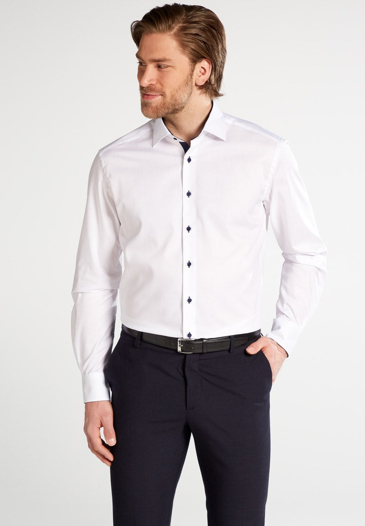 ETERNA LANGARM HEMD MODERN FIT PINPOINT