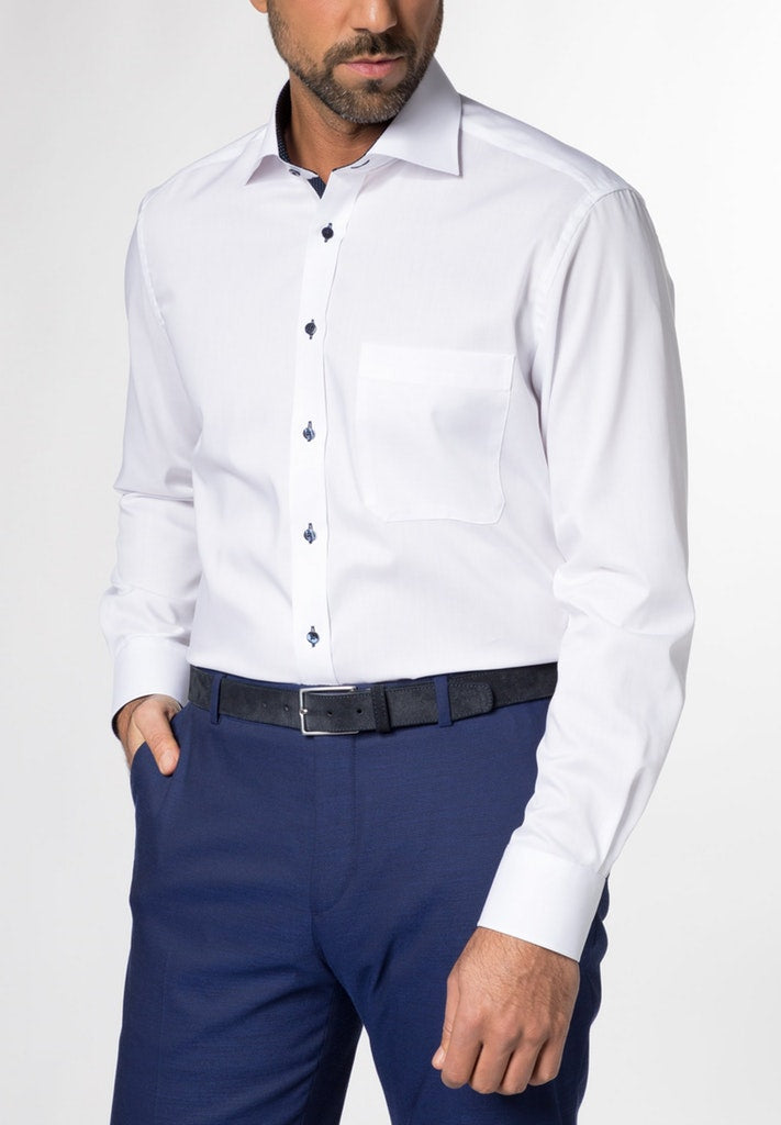 ETERNA LANGARM HEMD COMFORT FIT PINPOINT