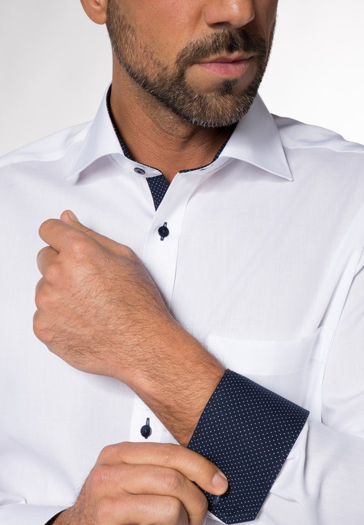 ETERNA LANGARM HEMD COMFORT FIT PINPOINT