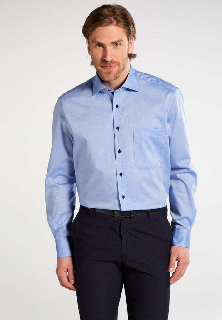 ETERNA LANGARM HEMD COMFORT FIT PINPOINT
