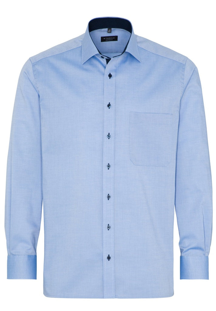 ETERNA LANGARM HEMD COMFORT FIT PINPOINT