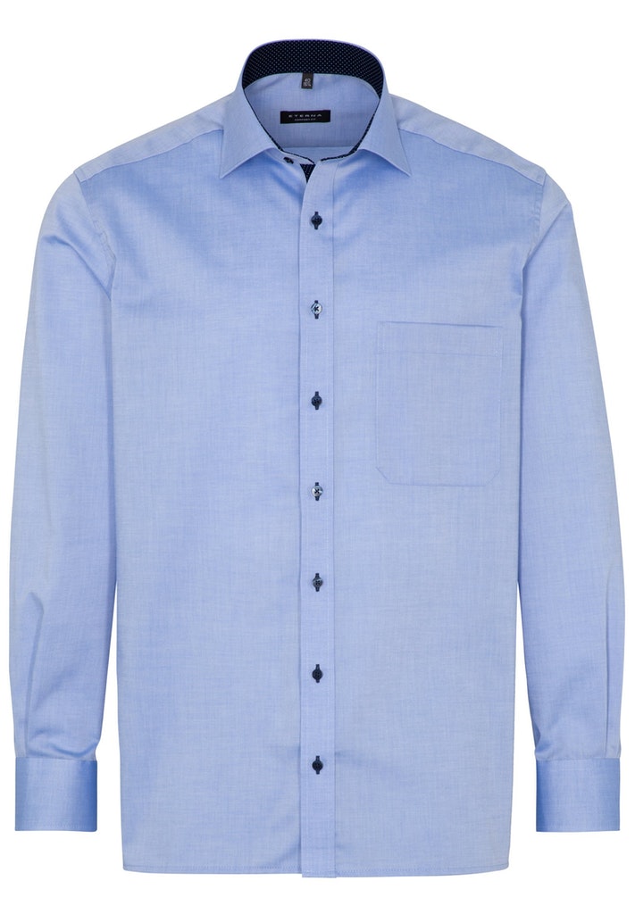 ETERNA LANGARM HEMD COMFORT FIT PINPOINT