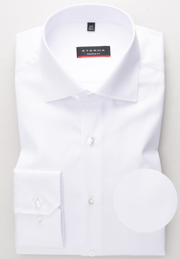 ETERNA LANGARM HEMD MODERN FIT COVER SHIRT TWILL