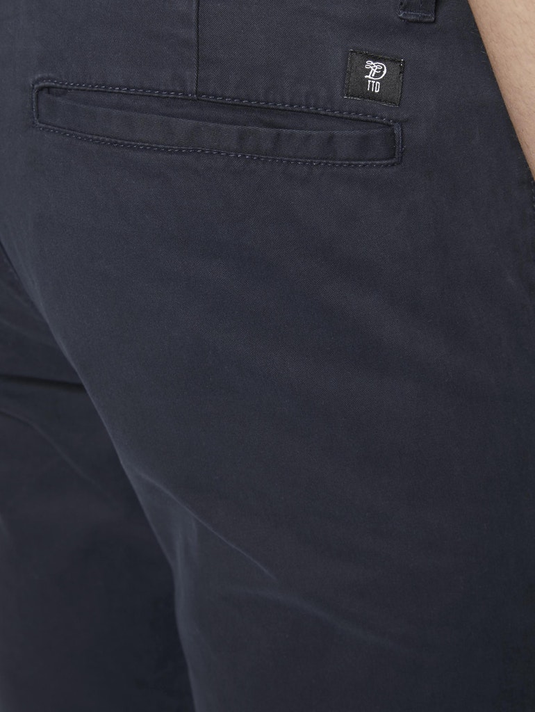 Slim Chino with belt, Sky Captain Blue