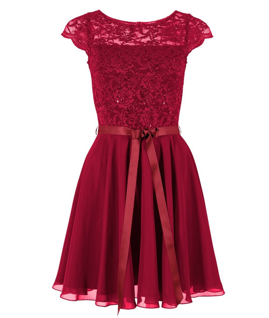 Kleid - Spitze / Chiffon
