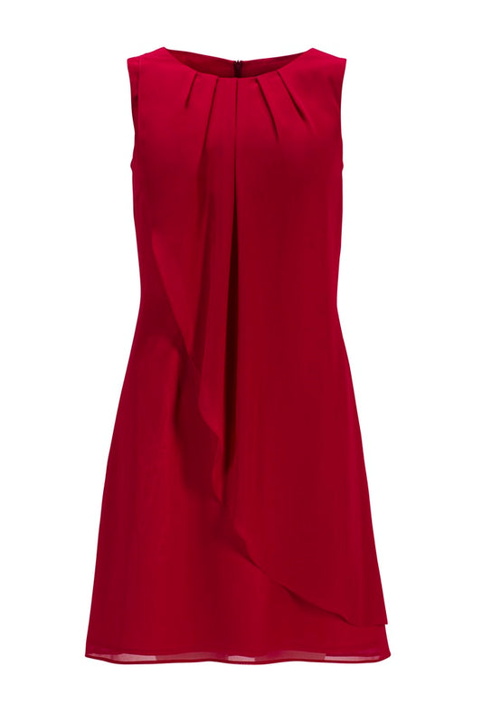 Kleid - Chiffon uni