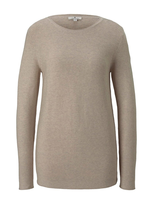 sweater new ottoman, dusty alabaster melange