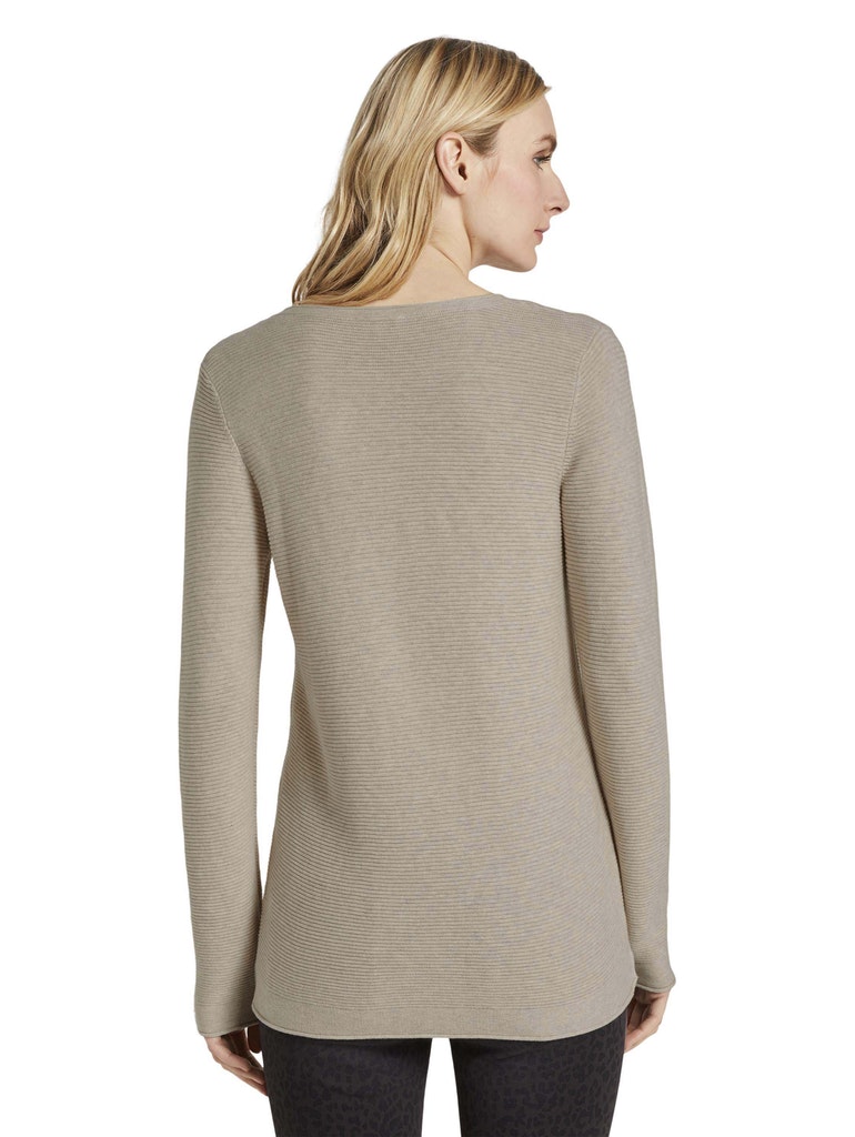 sweater new ottoman, dusty alabaster melange