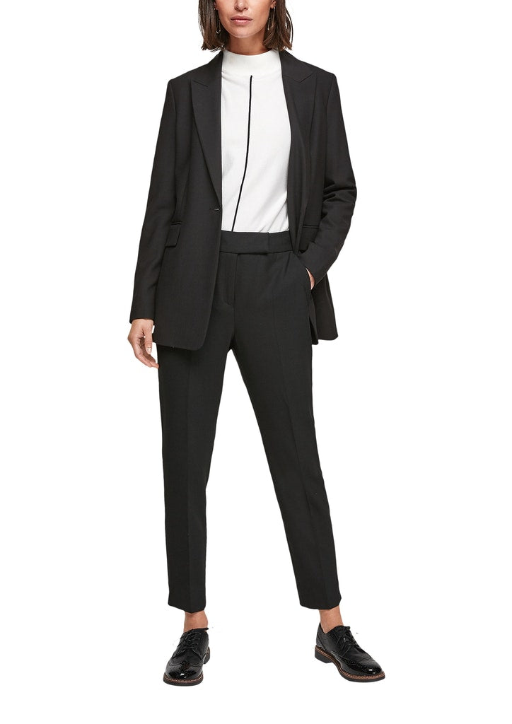 Blazer langarm, TRUE BLACK