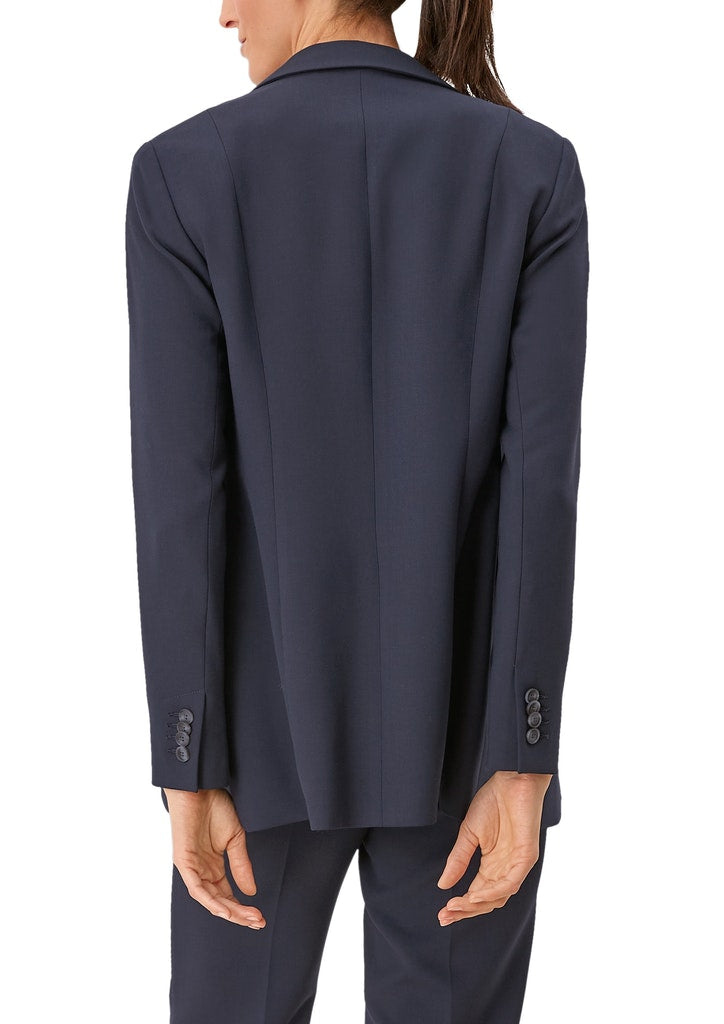 Blazer langarm, DARK NAVY