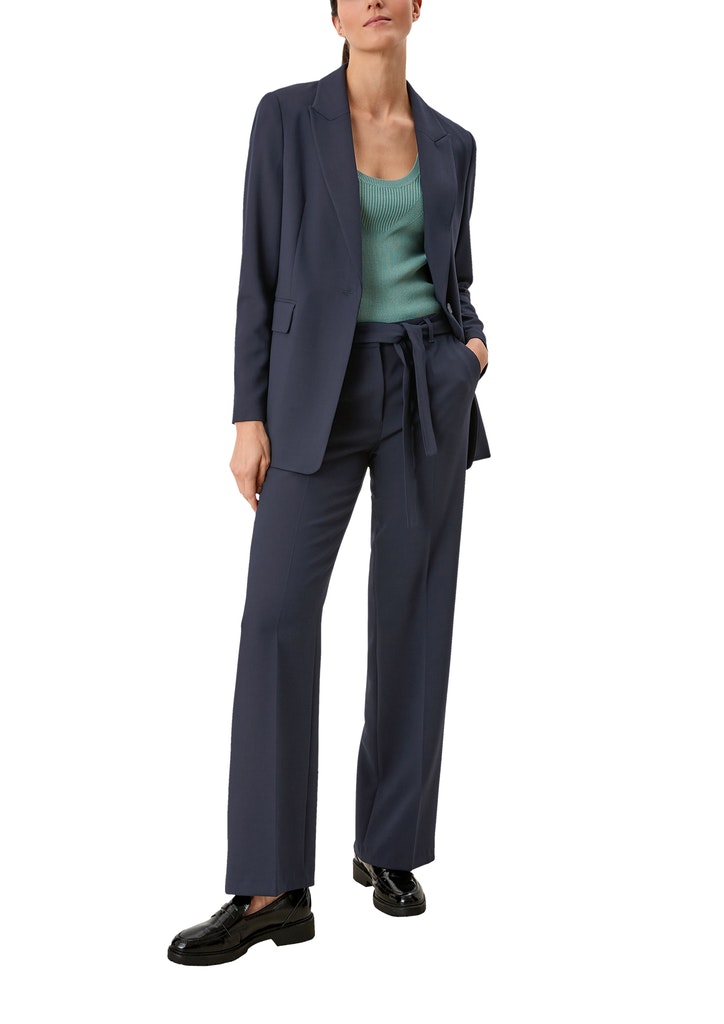 Blazer langarm, DARK NAVY
