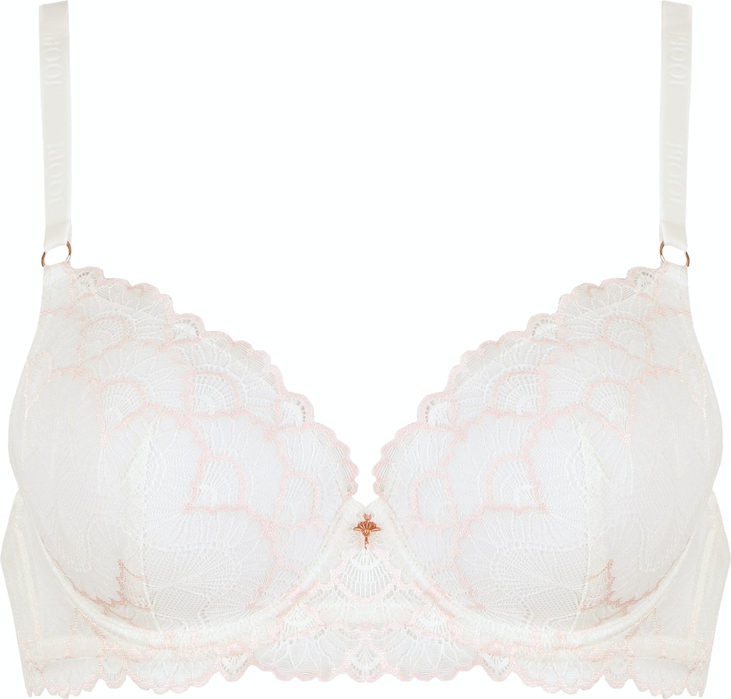 Underwired bra padded