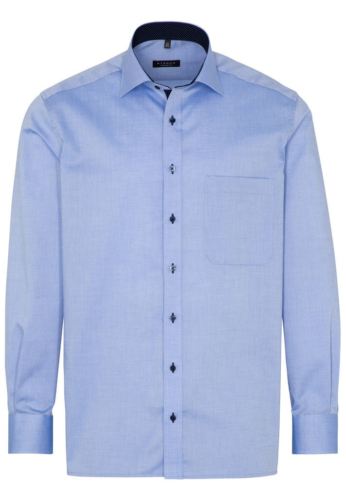 ETERNA LANGARM HEMD COMFORT FIT PINPOINT