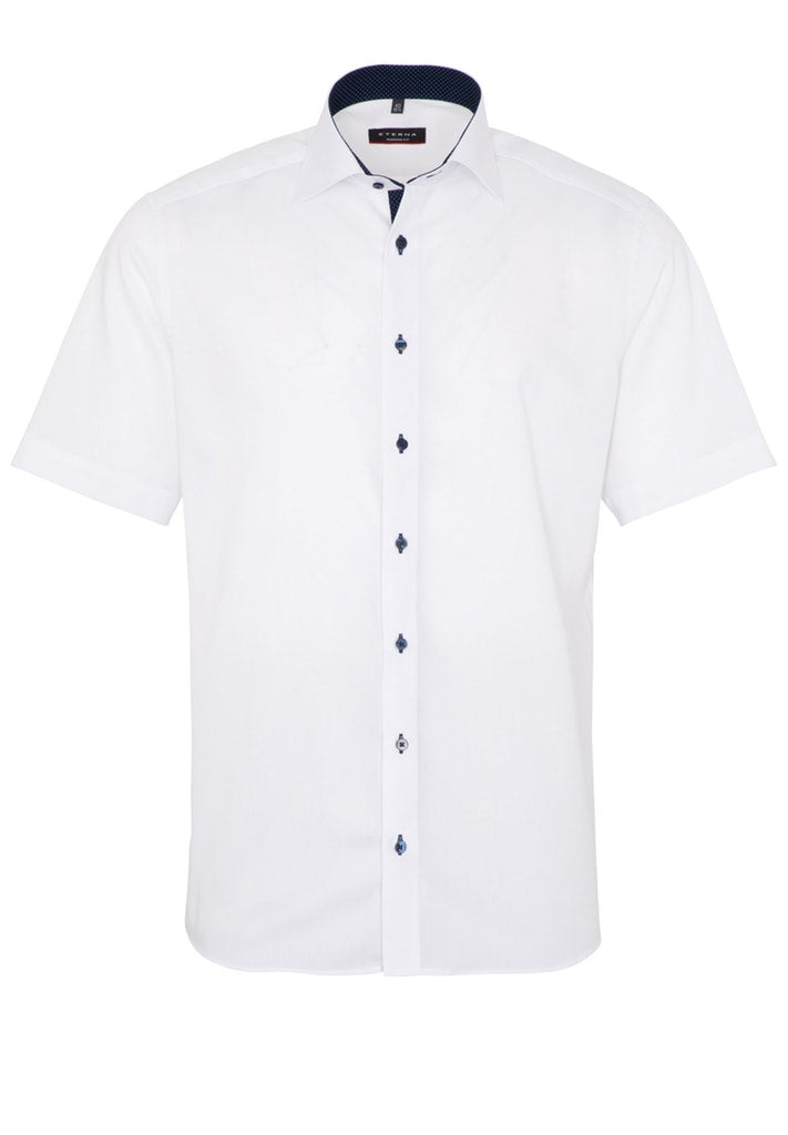 ETERNA KURZARM HEMD MODERN FIT PINPOINT