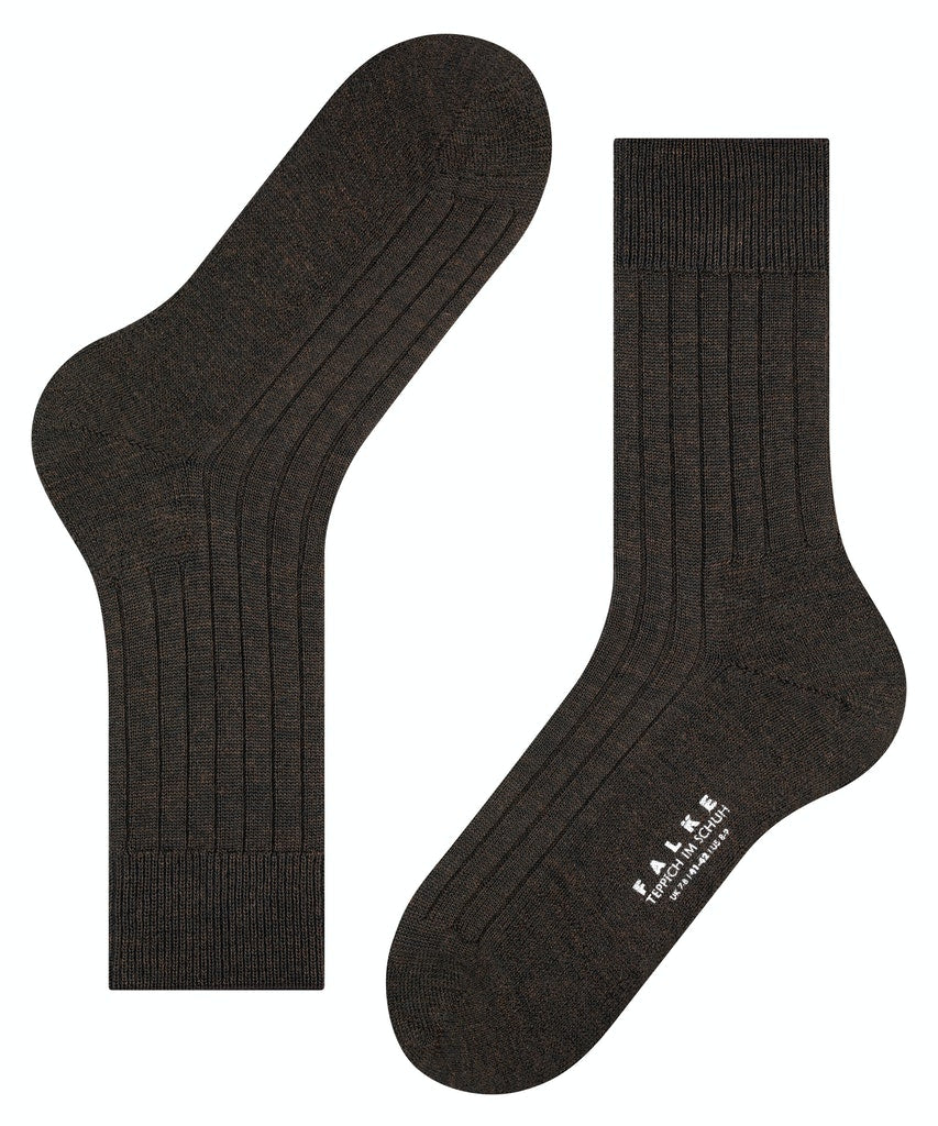 Socken Teppich im Schuh