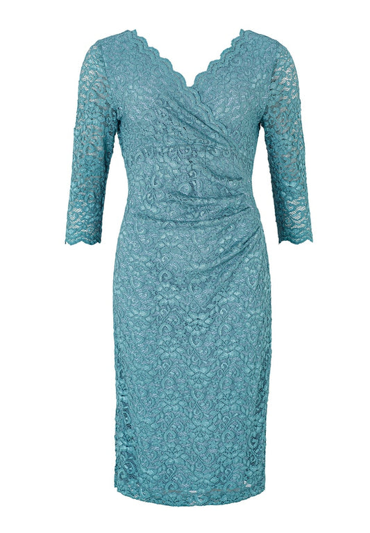 Cocktailkleid aus elastischer Spitze
