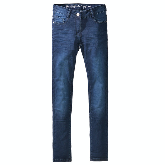 Mädchen Skinny Jeans Regular Fit mit verwaschener Optik