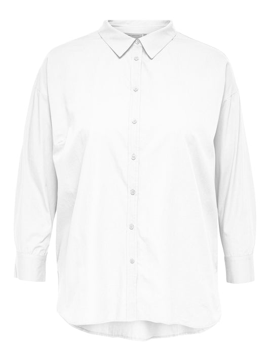 CARMINSA LS OVERSIZE SHIRT SOLID WVN