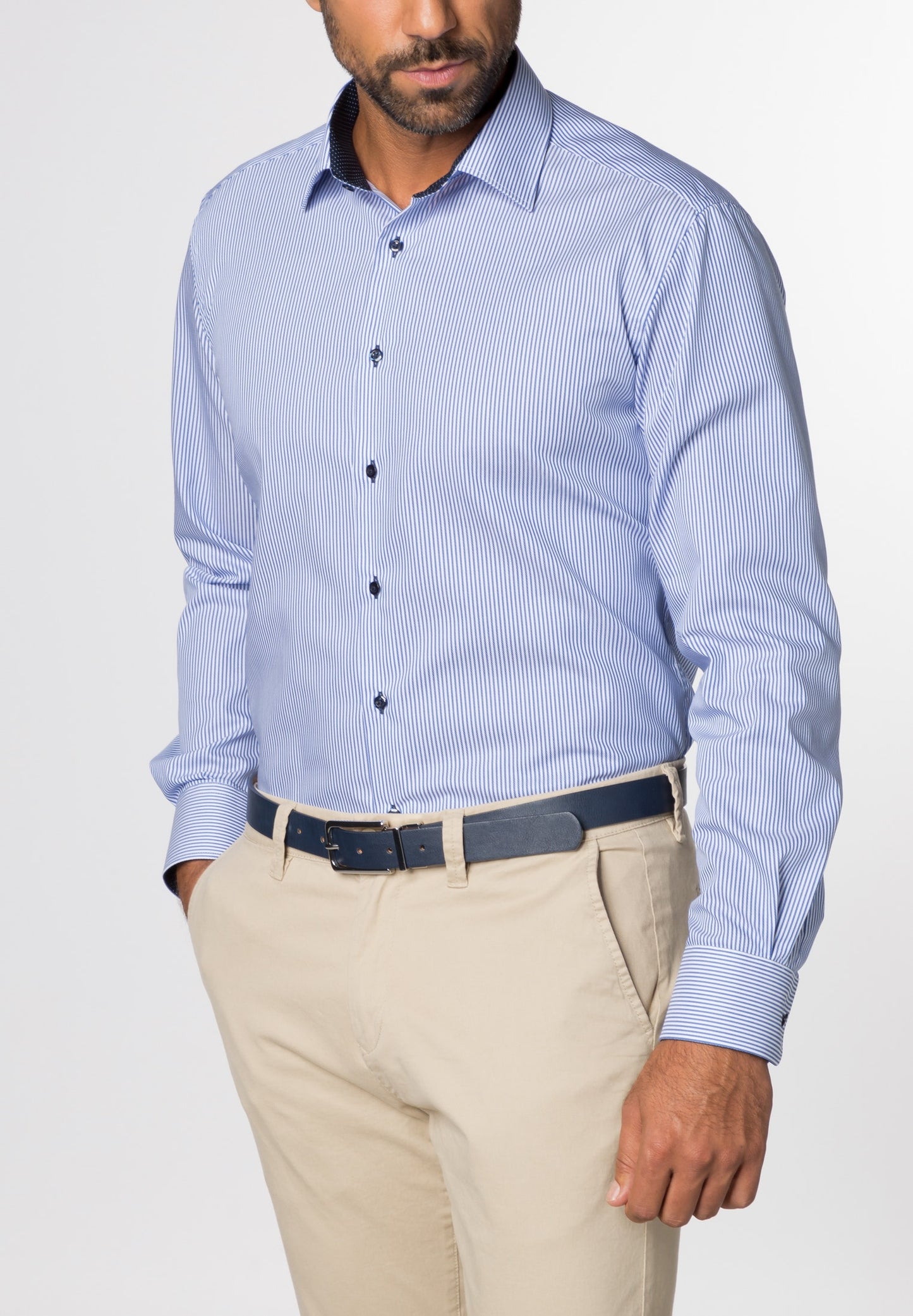 ETERNA LANGARM HEMD MODERN FIT TWILL