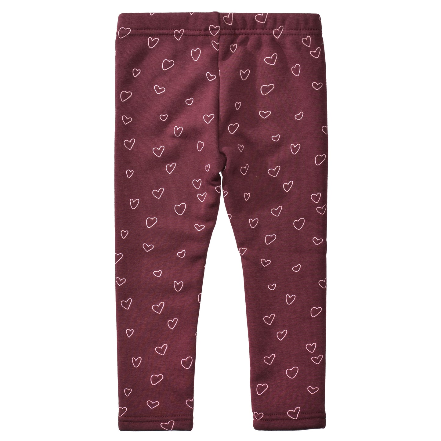 Thermoleggings mit Allover-Herzen-Print