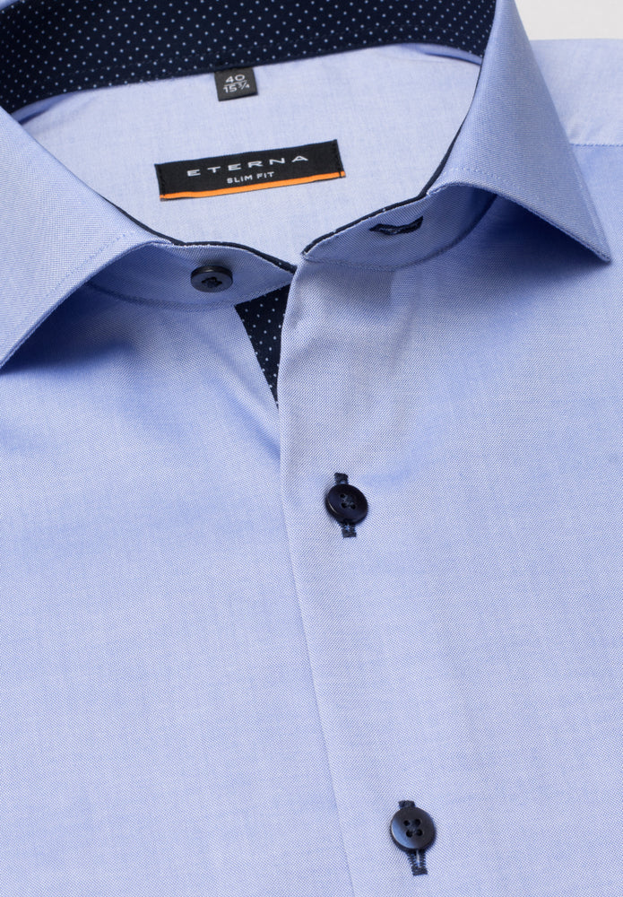 ETERNA LANGARM HEMD SLIM FIT PINPOINT