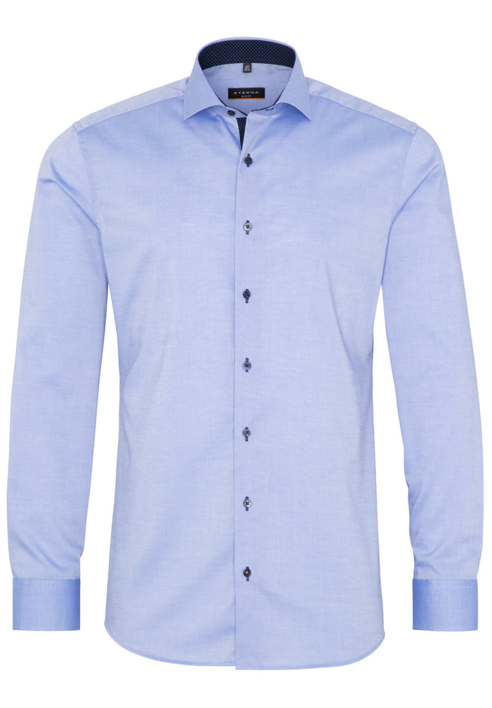 ETERNA LANGARM HEMD SLIM FIT PINPOINT