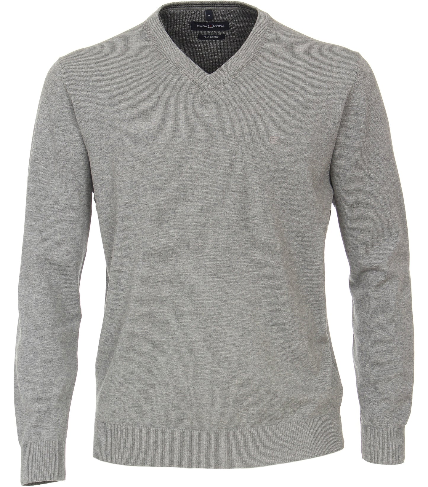 Pullover mit V-Ausschnitt uni 004430