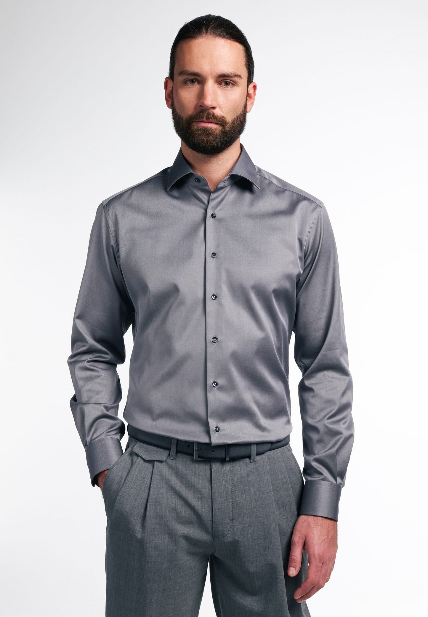 ETERNA LANGARM HEMD MODERN FIT COVER SHIRT TWILL