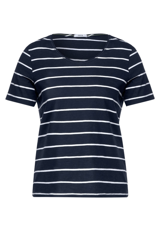 T-Shirt mit Streifenmuster