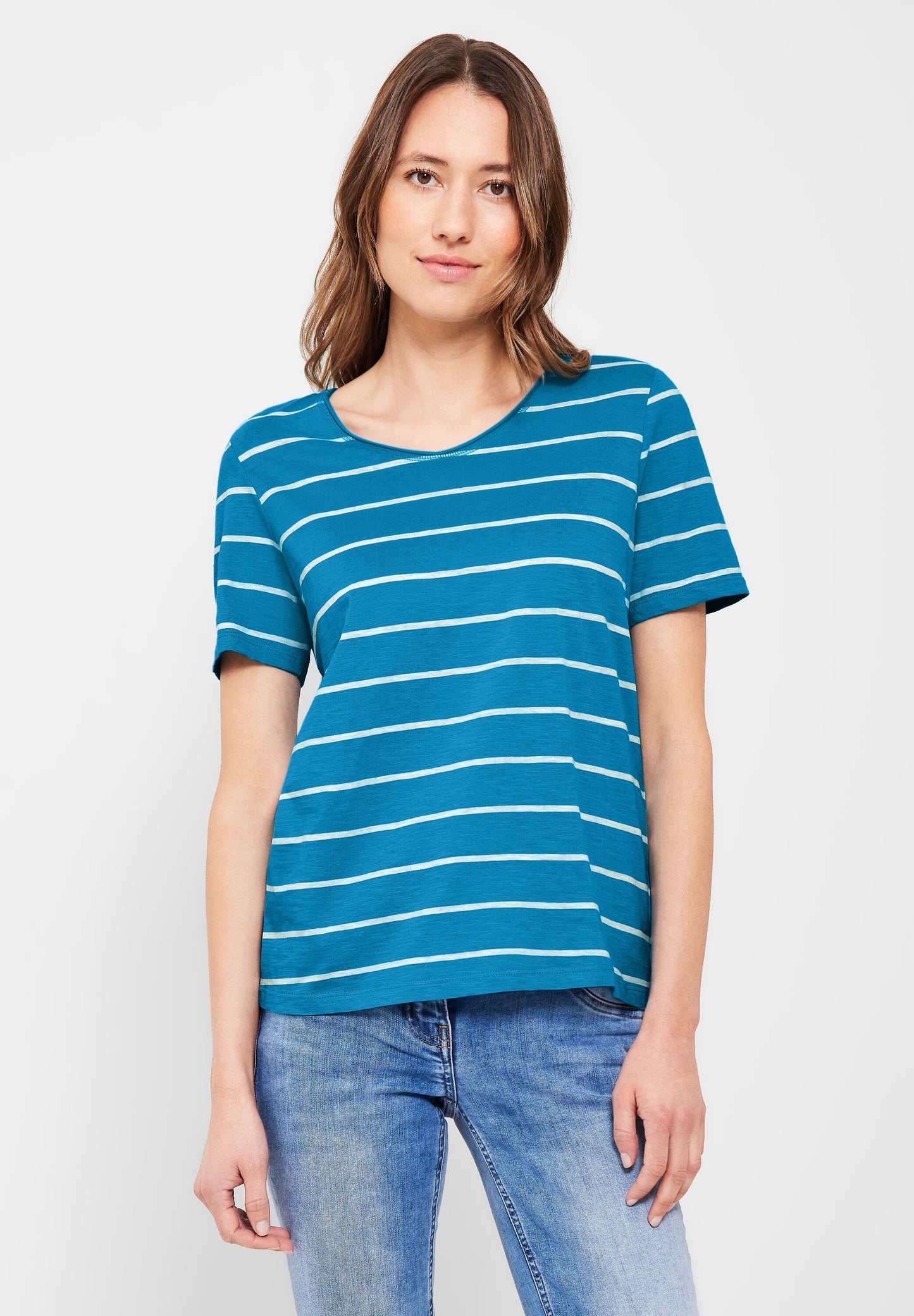 T-Shirt mit Streifenmuster