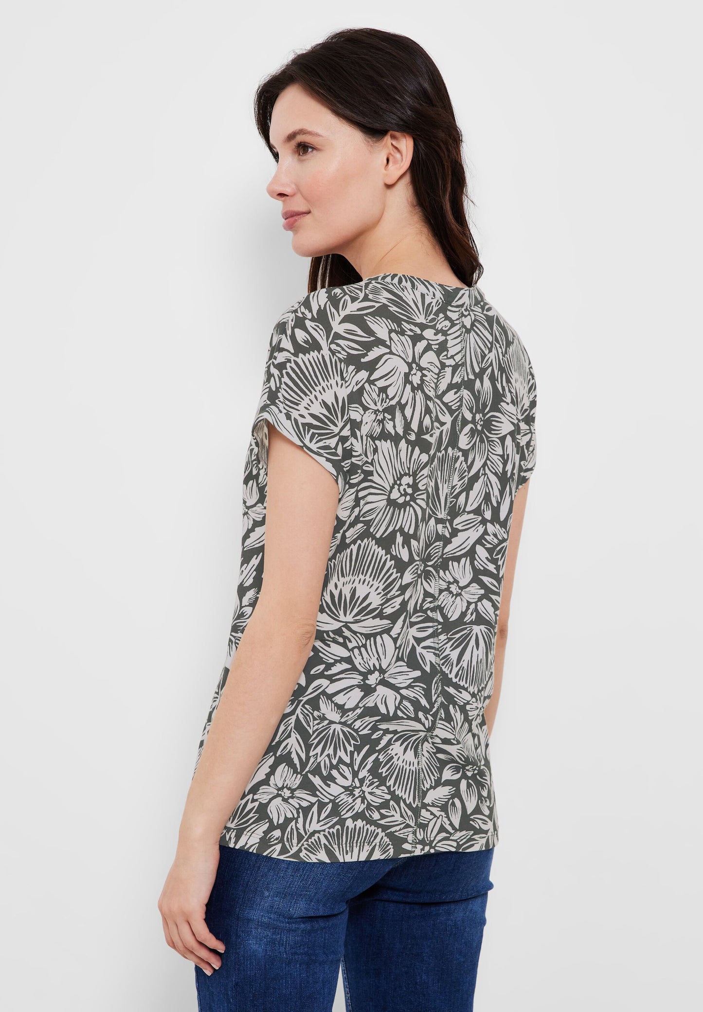 T-Shirt mit Blumenmuster