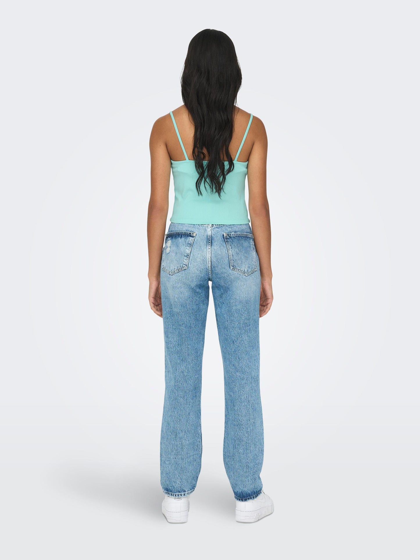 ONLUNINA LIFE S/L HEART BUTTON TOP JRS