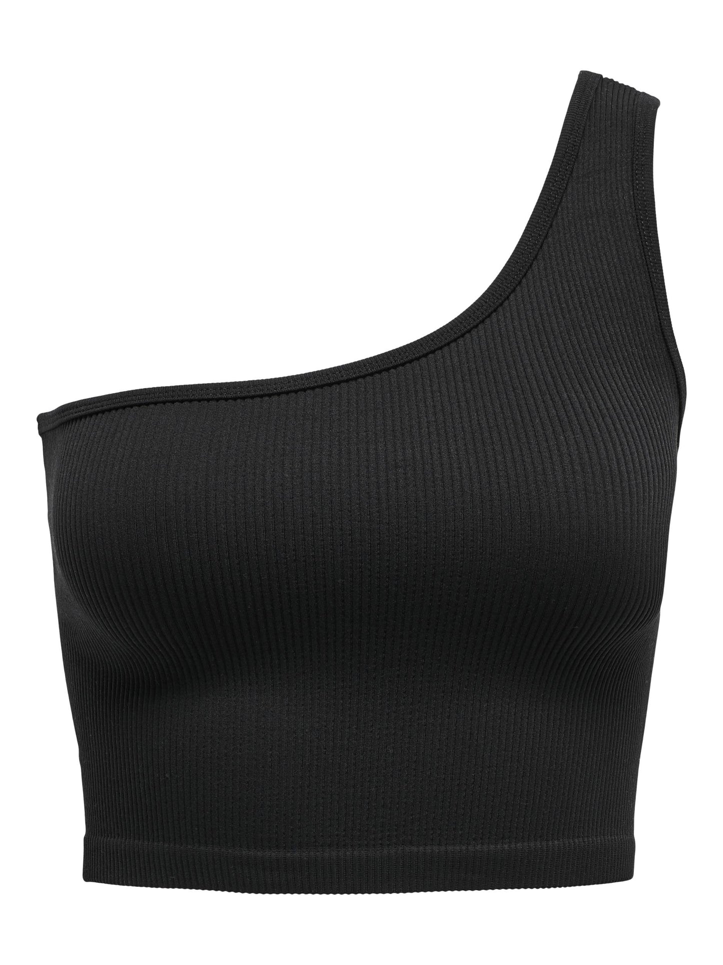 ONLGWEN RIB ASYMMETRIC CROP TOP PNT