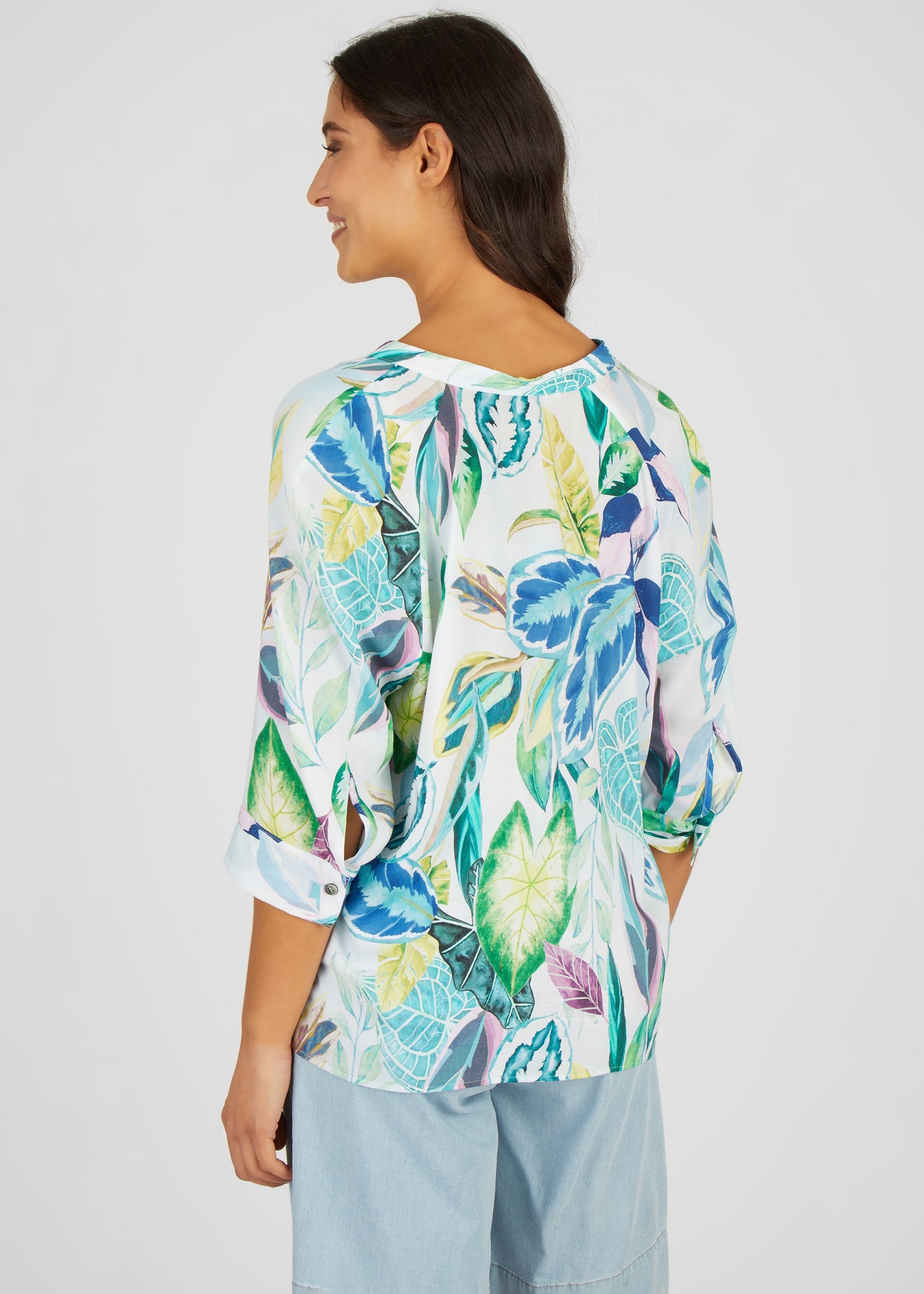 Bluse, Pastellblau