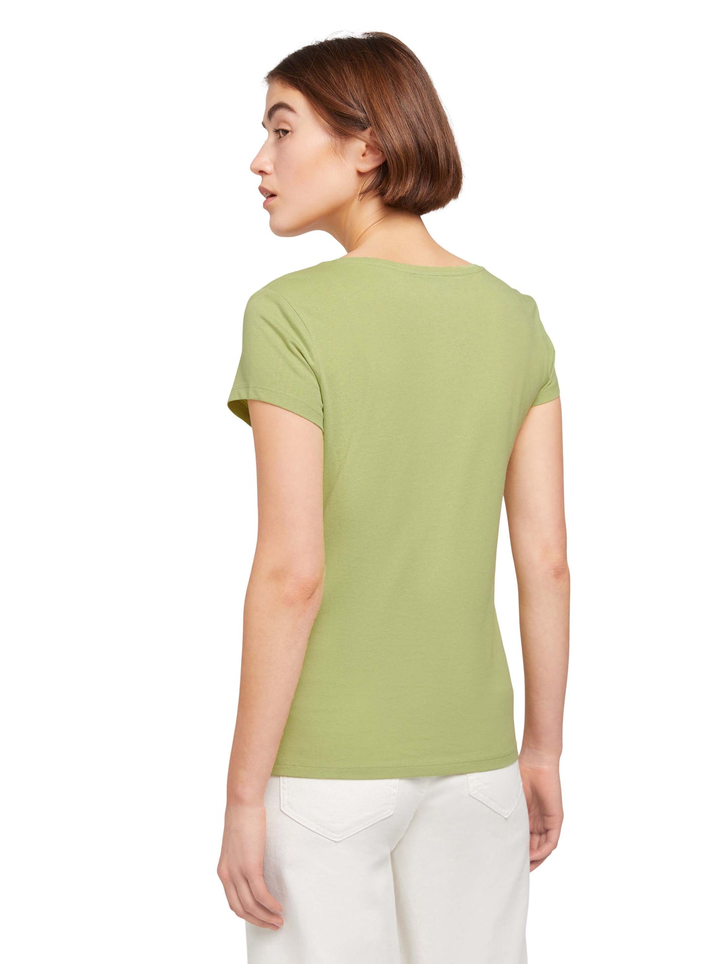 Slim Fit T- Shirt mit Logo Print