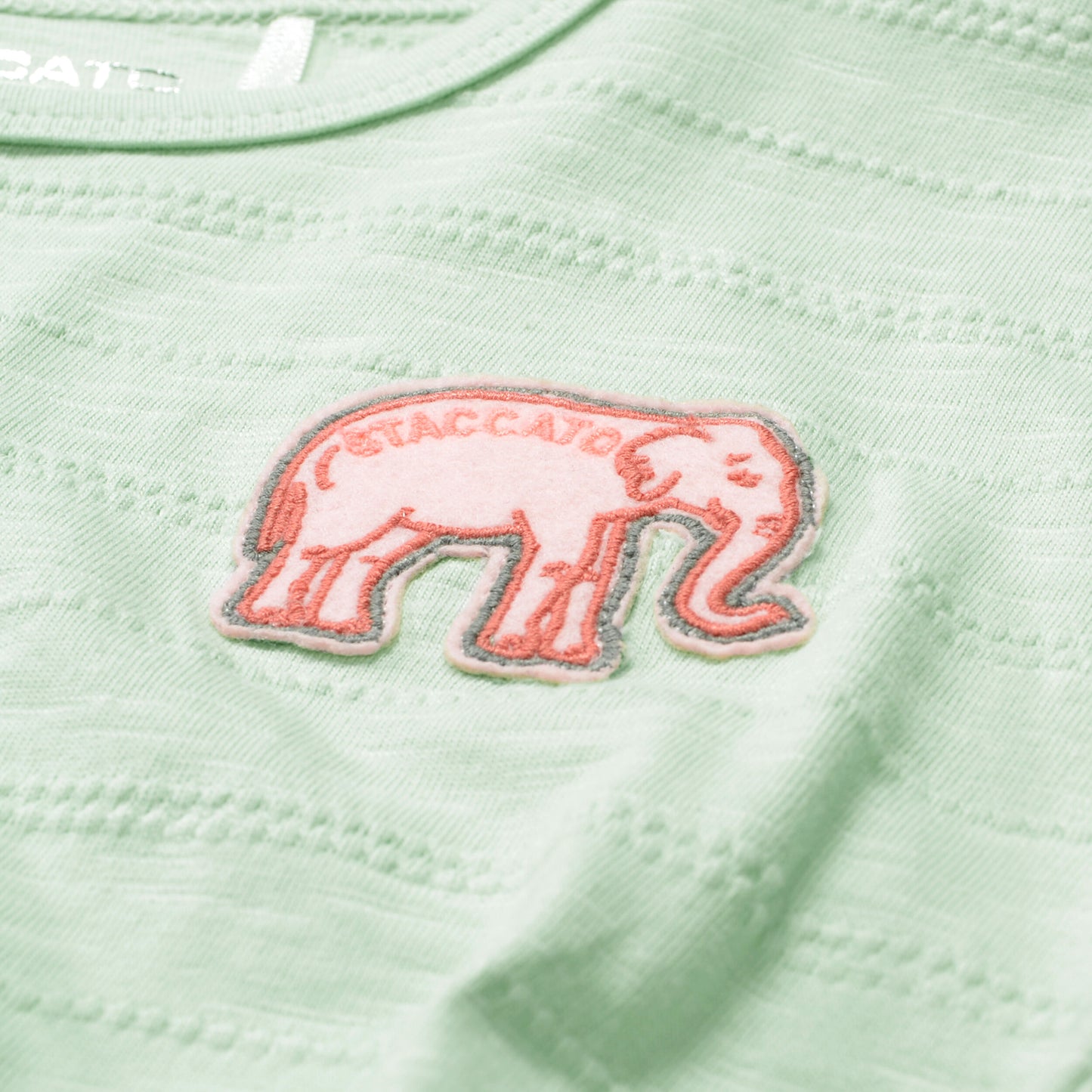T-Shirt mit Strukturmuster
