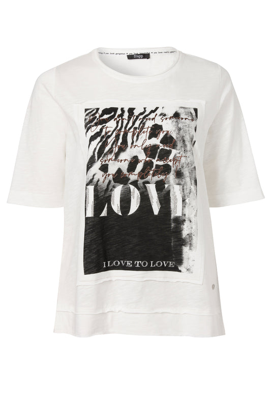 T-Shirt Rundhals 1/2 Arm Motiv