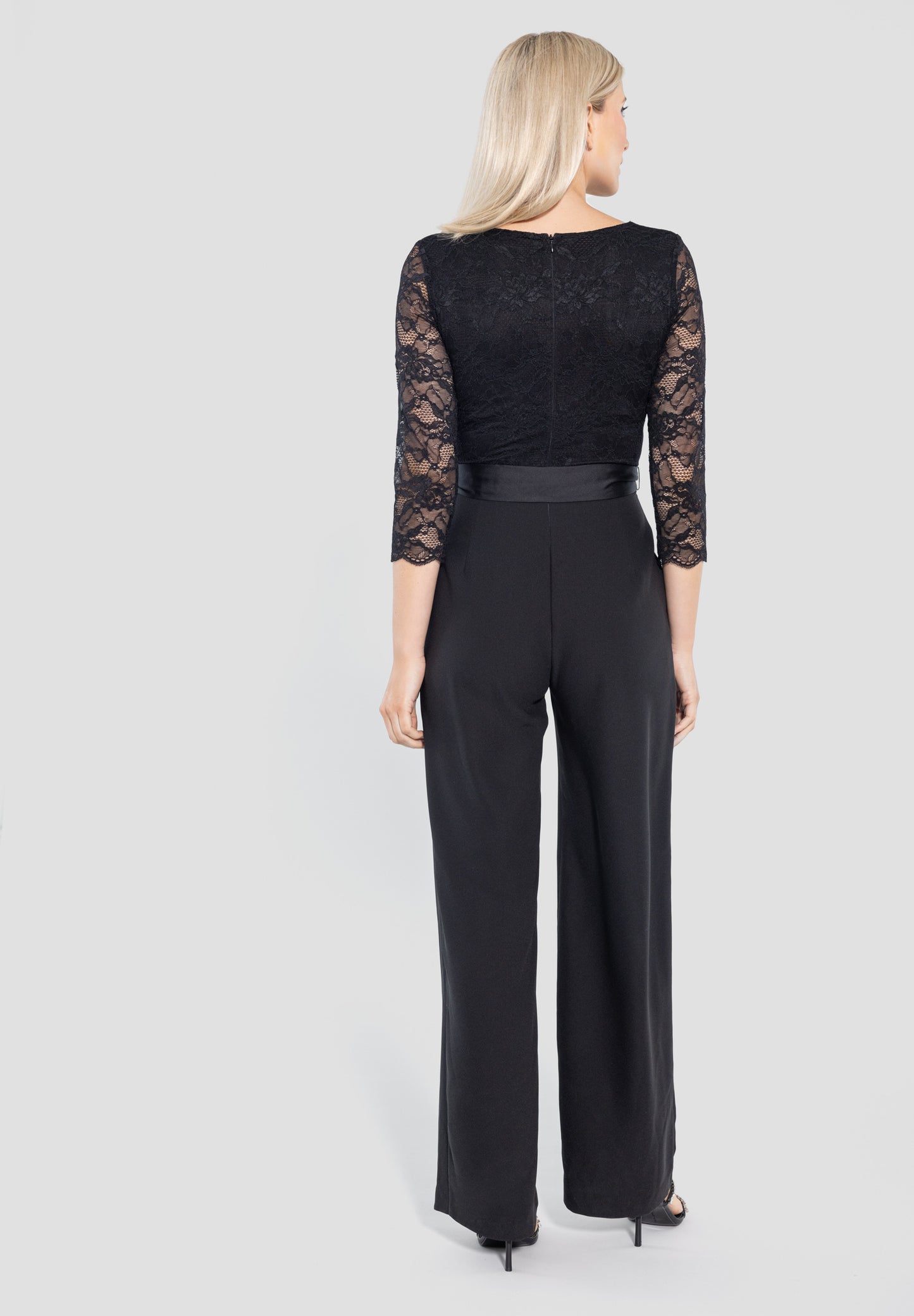Jumpsuit aus Materialmix