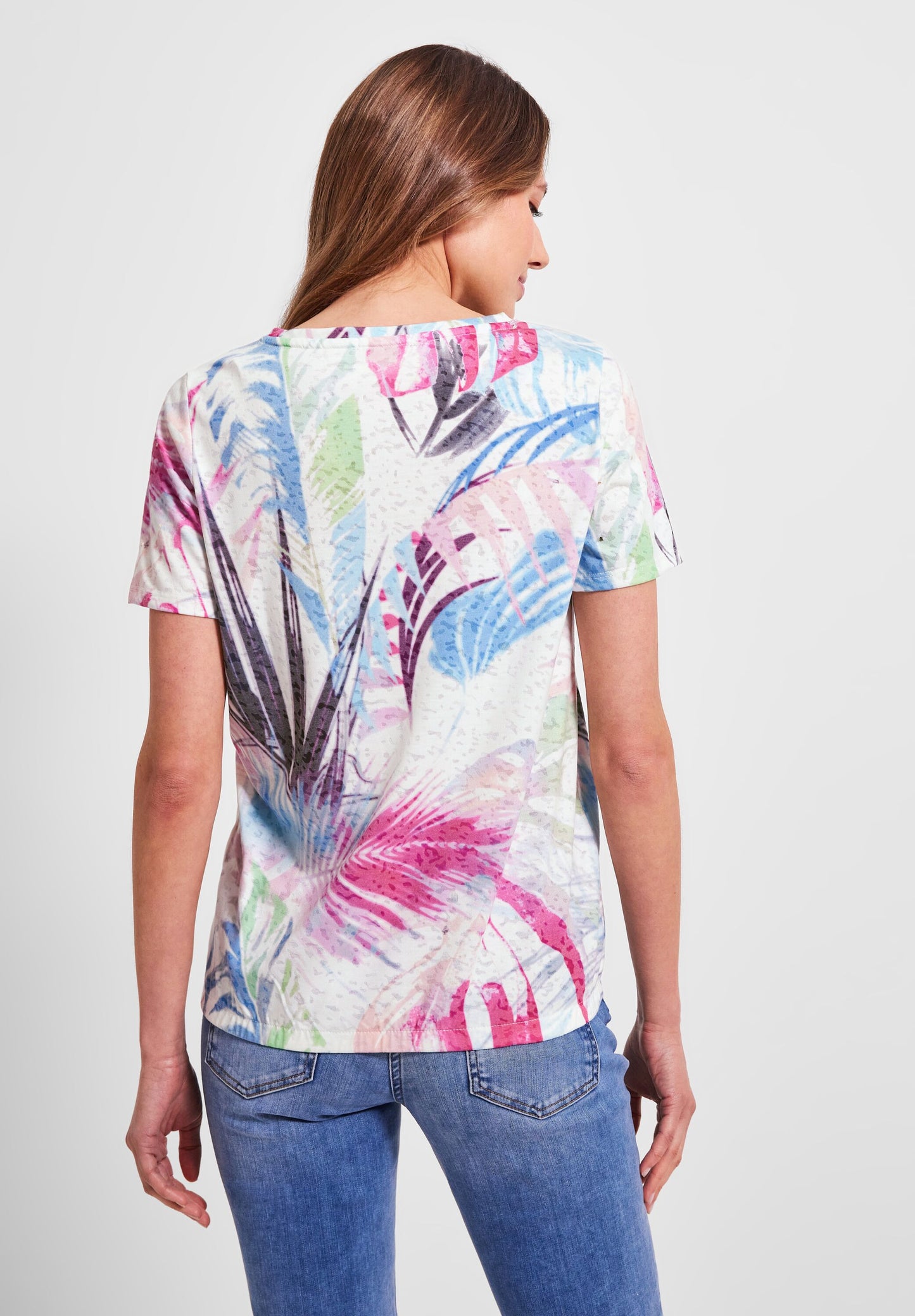 Burn Out Print Shirt