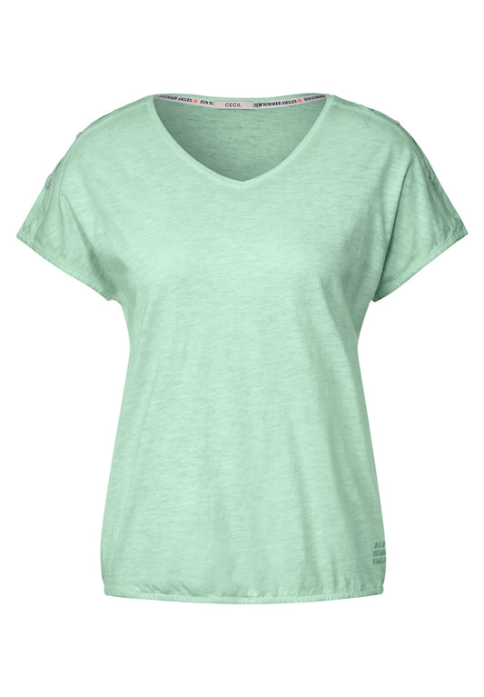 T-Shirt in gewaschener Optik