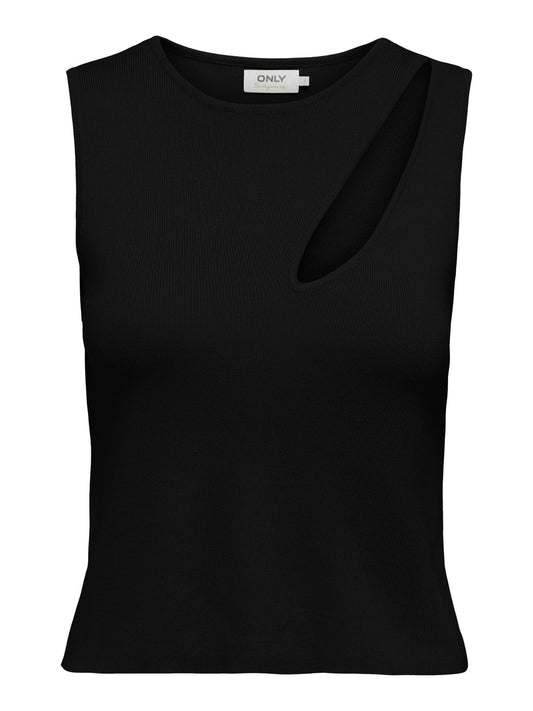 ONLEBBA SL PEEK A BOO O-NECK KNT