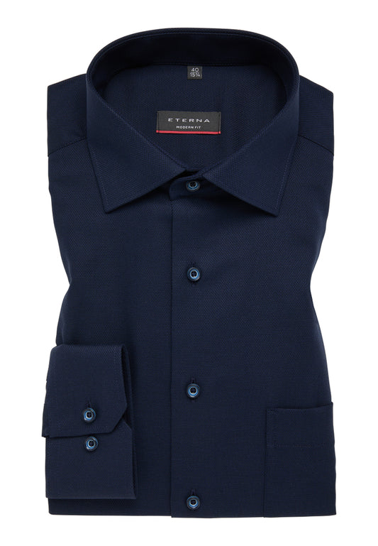 ETERNA Struktur-Hemd MODERN FIT
