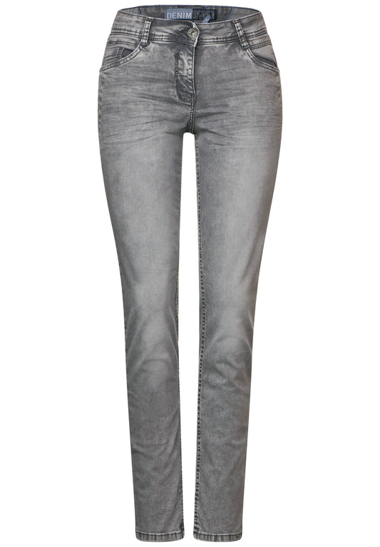 Graue Loose Fit Jeans
