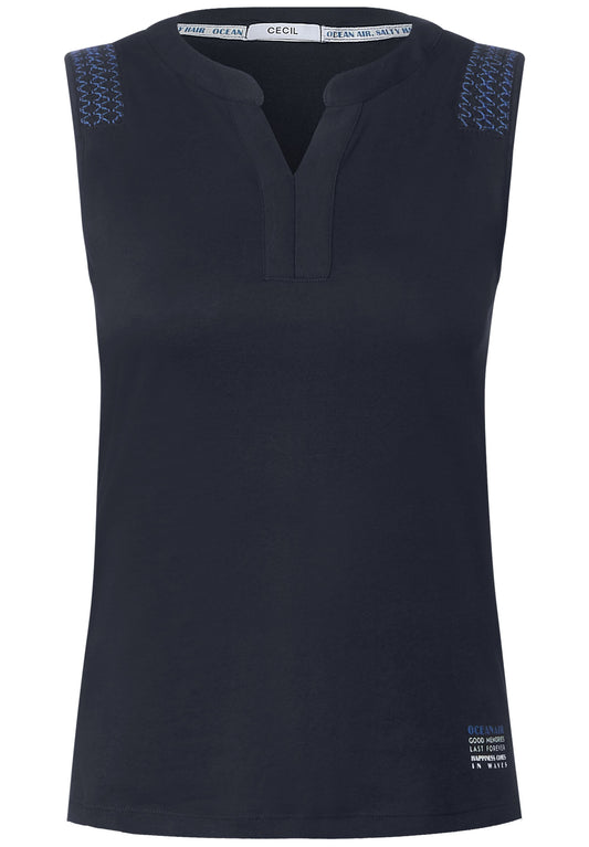 Top mit Smockdetails