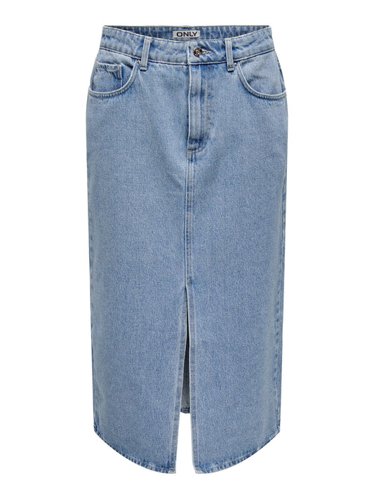 ONLBIANCA MIDI SKIRT DNM REA NOOS