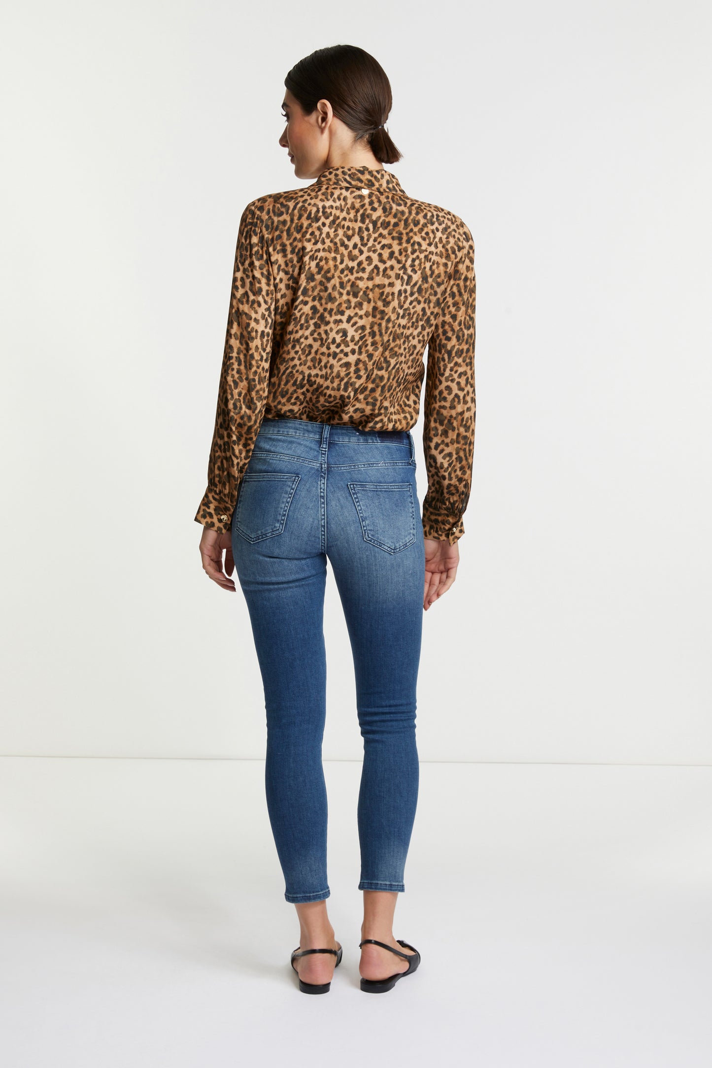 printed leo blouse Ecovero
