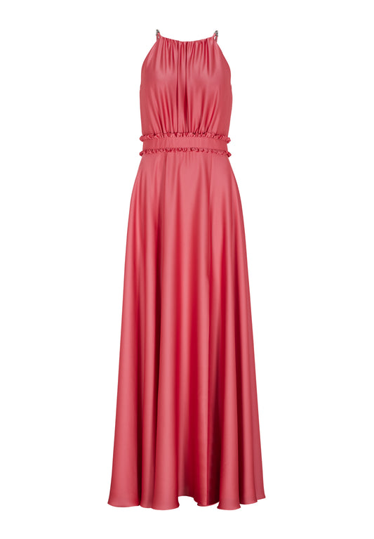 Abendkleid aus nachhaltigem Satin