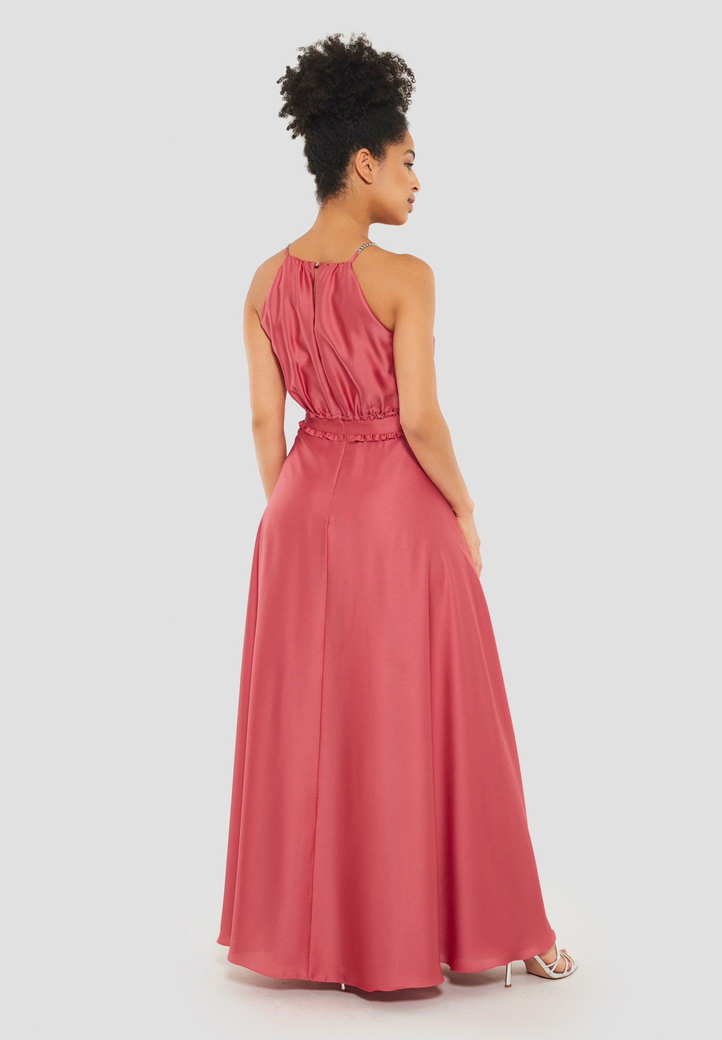 Abendkleid aus nachhaltigem Satin